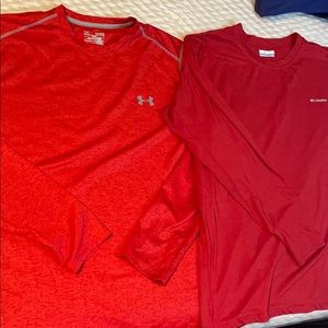 Two SportsWear Long sleeve T shirts